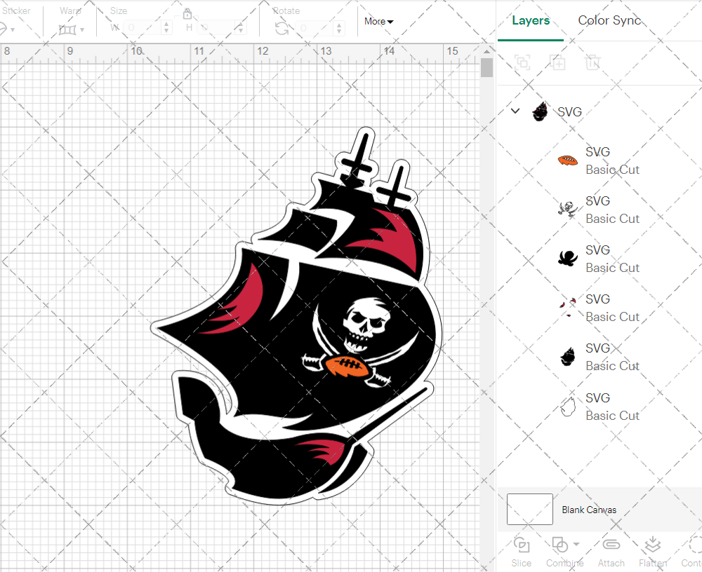 Tampa Bay Buccaneers Alternate 1997, Svg, Dxf, Eps, Png - SvgShopArt