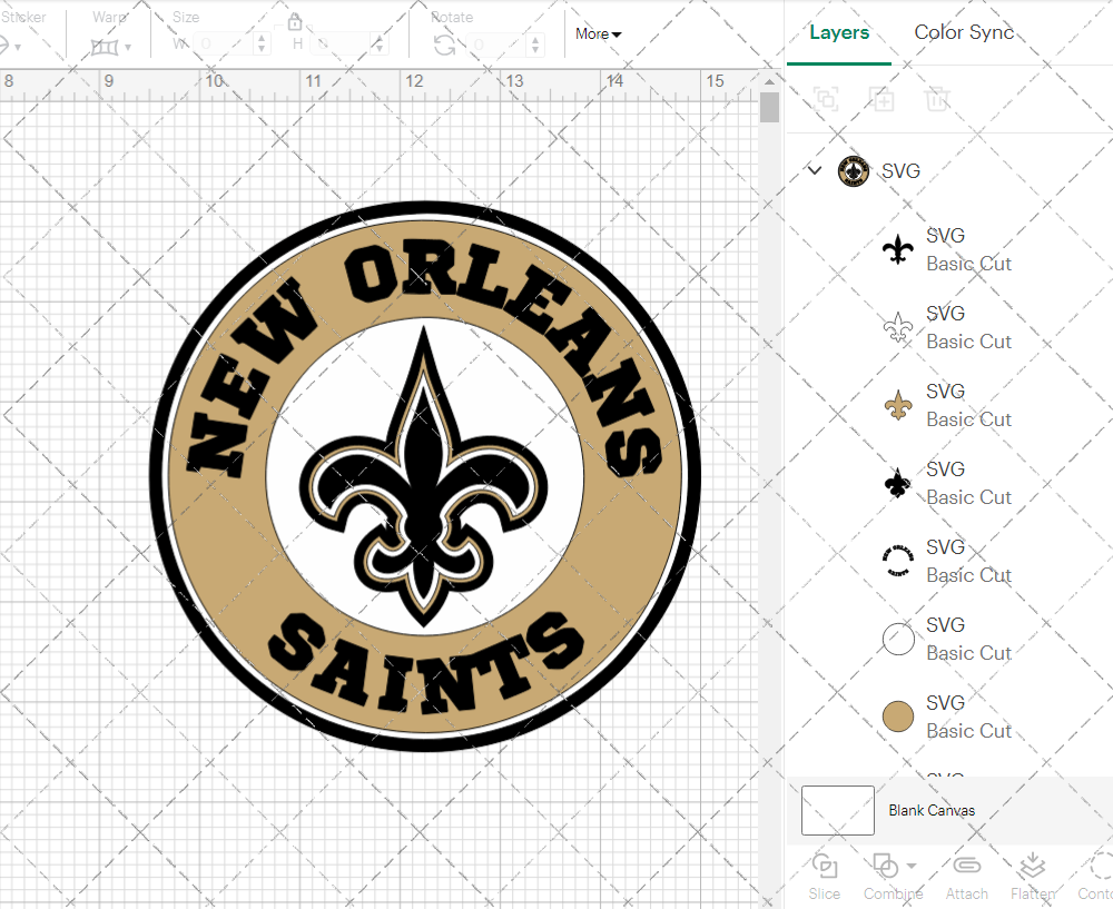 New Orleans Saints Circle 2002, Svg, Dxf, Eps, Png - SvgShopArt