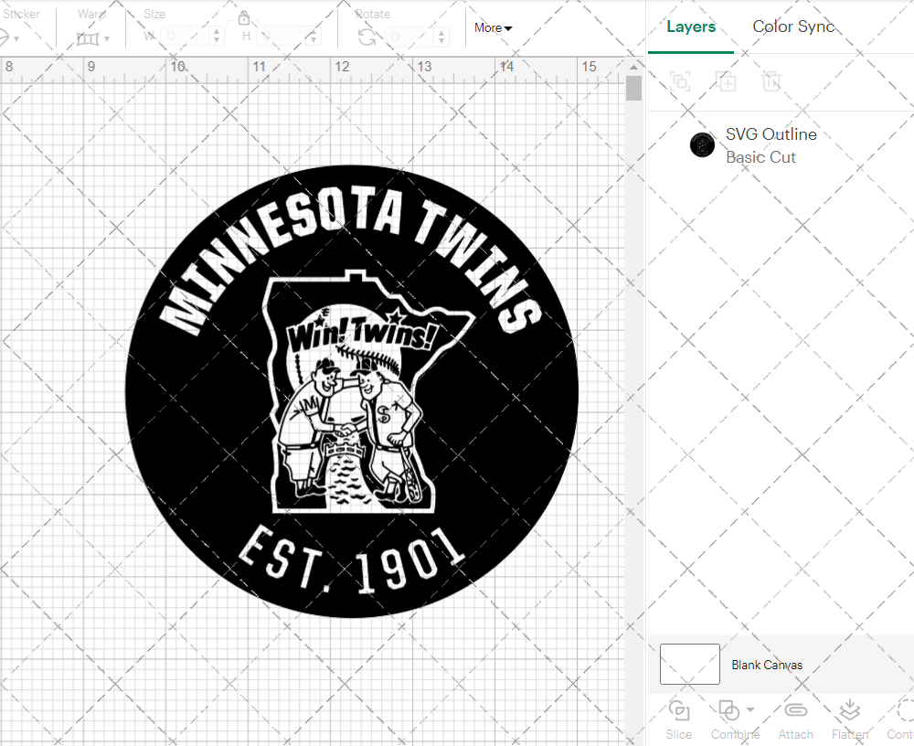 Minnesota Twins Circle 1976, Svg, Dxf, Eps, Png - SvgShopArt