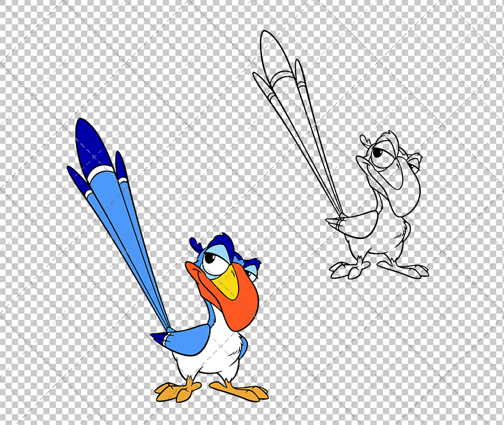 Zazu - The Lion King, Svg, Dxf, Eps, Png - SvgShopArt