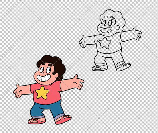 Steven Universe, Svg, Dxf, Eps, Png - SvgShopArt