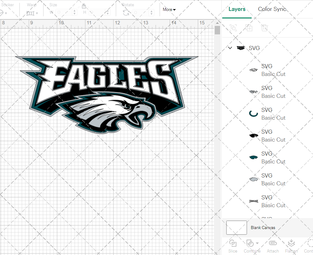 Philadelphia Eagles Alternate 1996 002, Svg, Dxf, Eps, Png - SvgShopArt