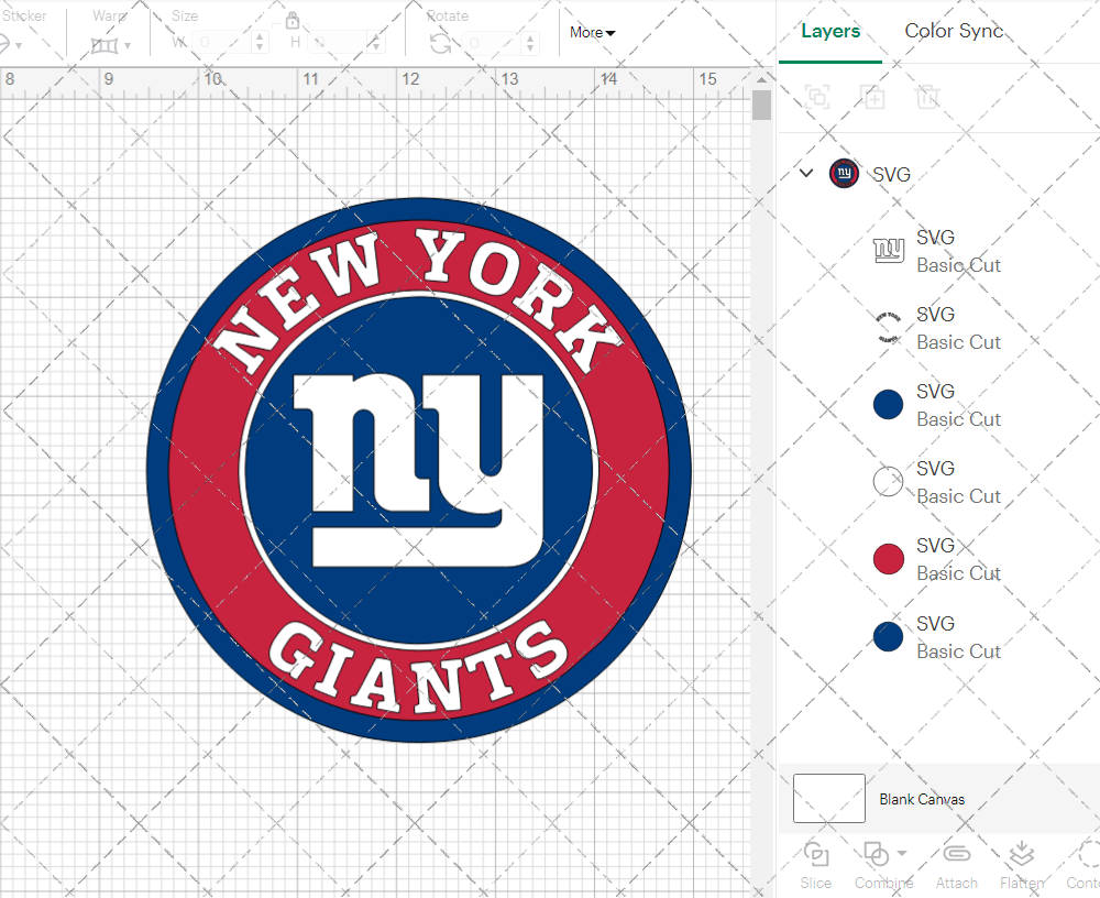 New York Giants Circle 2000, Svg, Dxf, Eps, Png - SvgShopArt