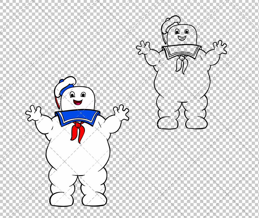 Stay Puft Marshmallow Man - Ghostbusters, Svg, Dxf, Eps, Png - SvgShopArt