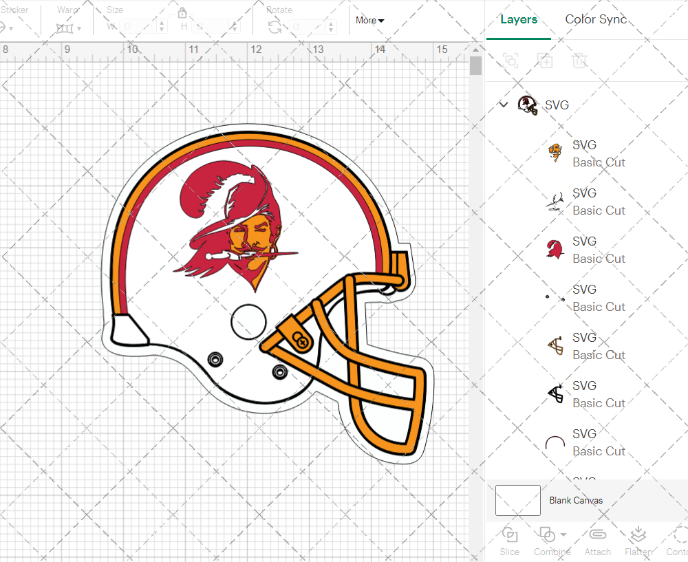 Tampa Bay Buccaneers Helmet 1976, Svg, Dxf, Eps, Png - SvgShopArt