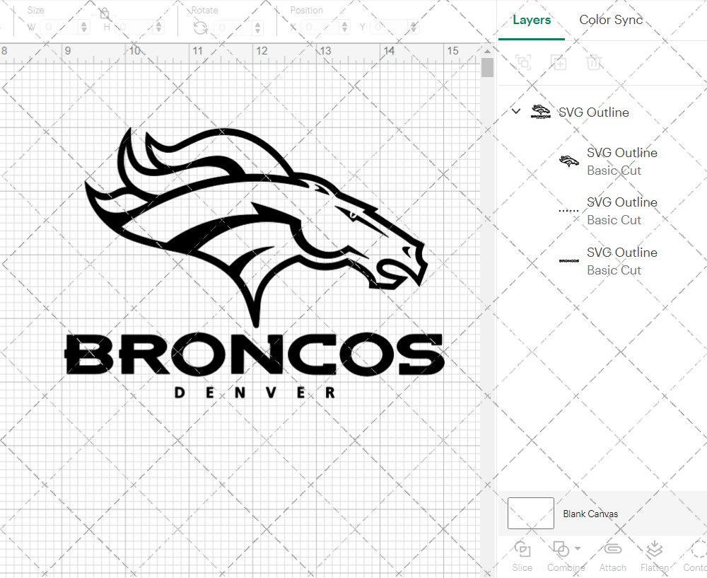 Denver Broncos Alternate 1997 002, Svg, Dxf, Eps, Png - SvgShopArt