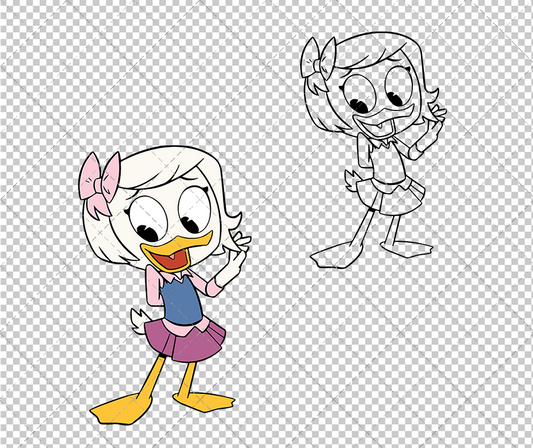 Webby - Ducktales, Svg, Dxf, Eps, Png - SvgShopArt