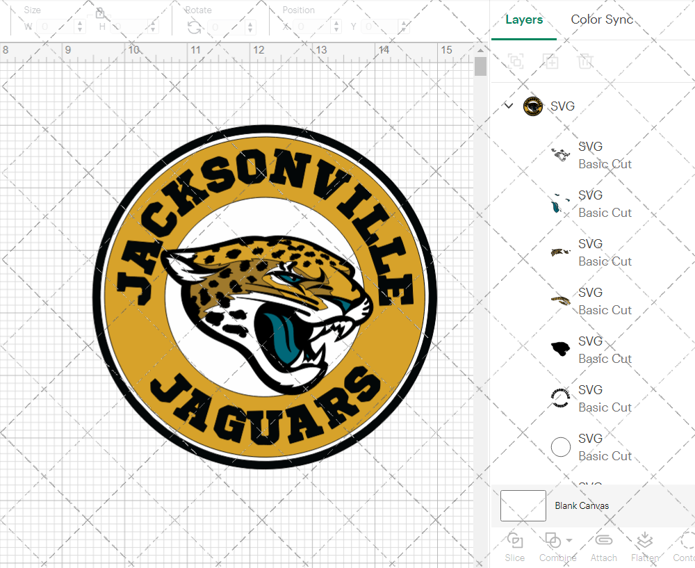 Jacksonville Jaguars Circle 2013 003, Svg, Dxf, Eps, Png - SvgShopArt