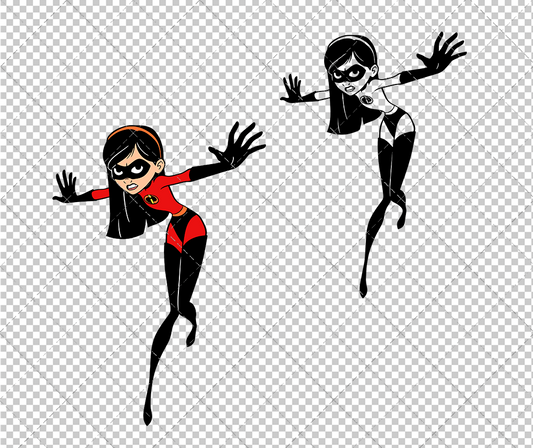 Violet - The Incredibles, Svg, Dxf, Eps, Png - SvgShopArt