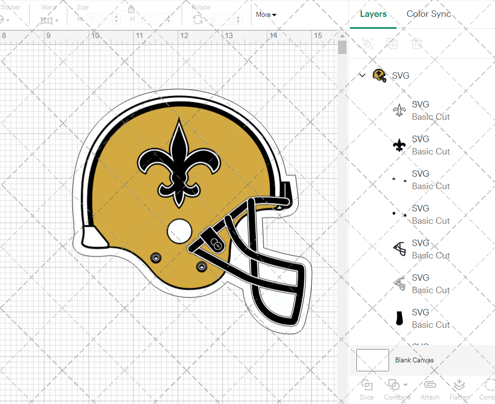 New Orleans Saints Helmet 1976, Svg, Dxf, Eps, Png - SvgShopArt