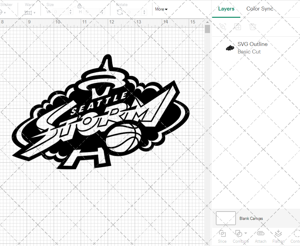 Seattle Storm 2000, Svg, Dxf, Eps, Png - SvgShopArt