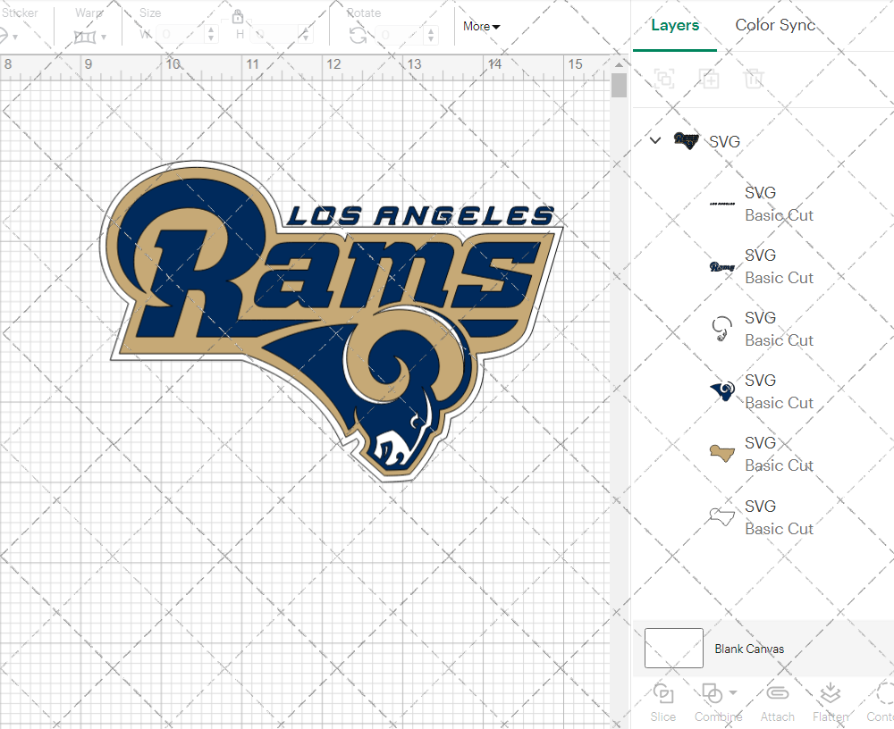 Los Angeles Rams Alternate 2016, Svg, Dxf, Eps, Png - SvgShopArt