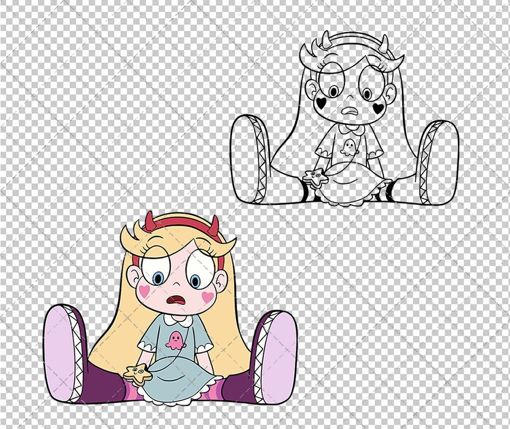 Star Butterfly - Star vs. the Forces of Evil, Svg, Dxf, Eps, Png - SvgShopArt