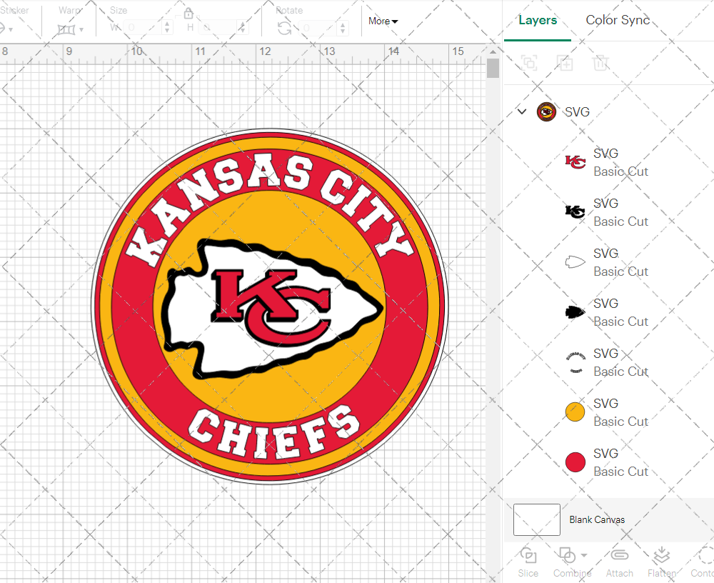 Kansas City Chiefs Circle 1972 002, Svg, Dxf, Eps, Png - SvgShopArt