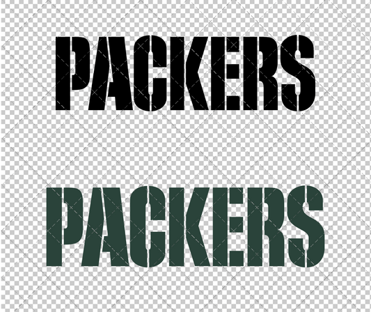 Green Bay Packers Wordmark 2006, Svg, Dxf, Eps, Png - SvgShopArt