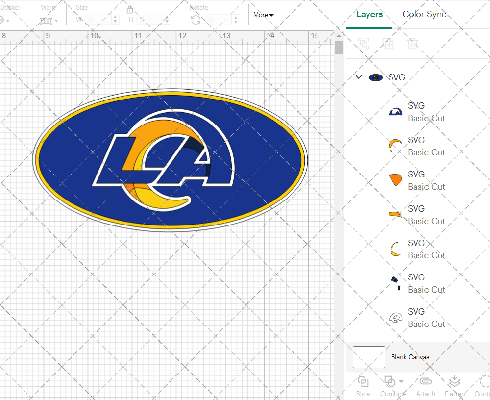 Los Angeles Rams Concept 2020 003, Svg, Dxf, Eps, Png - SvgShopArt