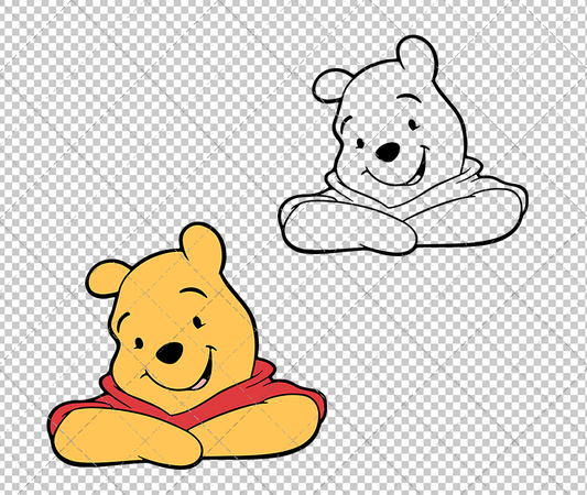 Winnie The Pooh 007, Svg, Dxf, Eps, Png - SvgShopArt