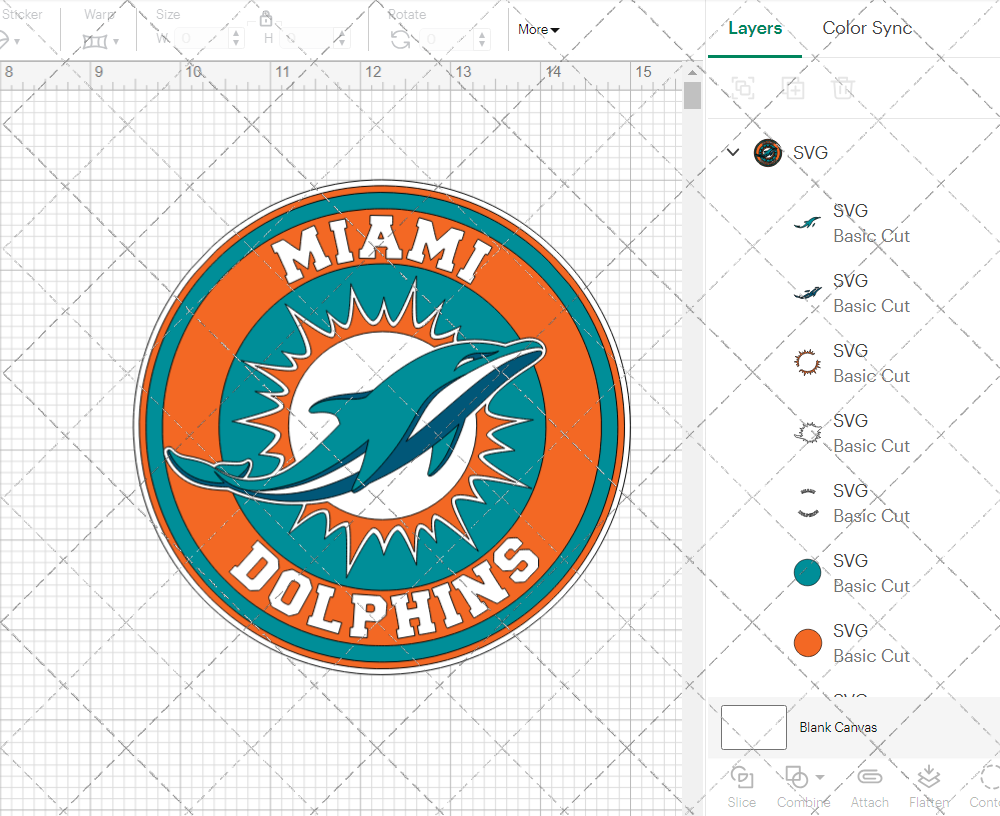 Miami Dolphins Circle 2018 002, Svg, Dxf, Eps, Png - SvgShopArt