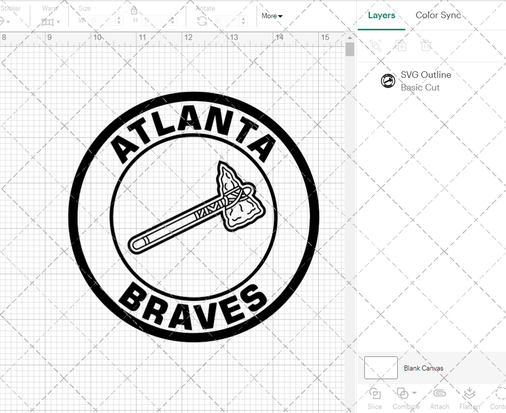 Atlanta Braves Circle 2017, Svg, Dxf, Eps, Png - SvgShopArt