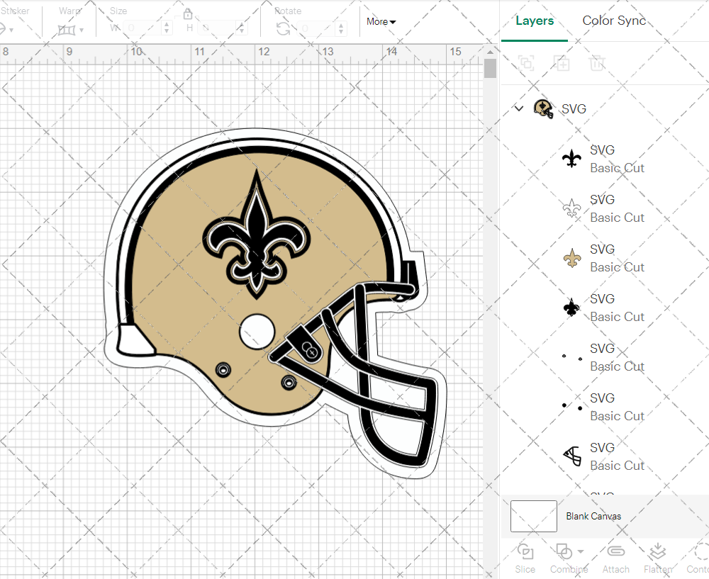 New Orleans Saints Helmet 2012, Svg, Dxf, Eps, Png - SvgShopArt