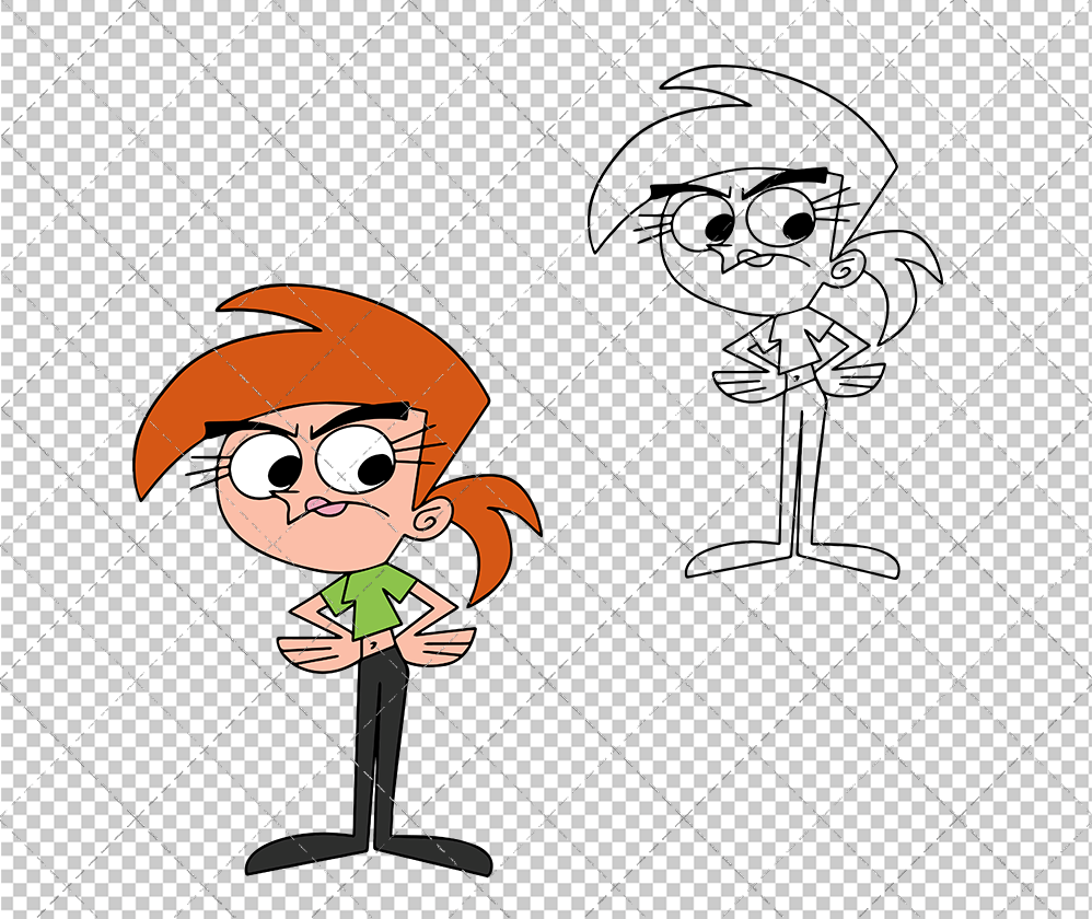 Vicky - The Fairly Odd Parents, Svg, Dxf, Eps, Png - SvgShopArt