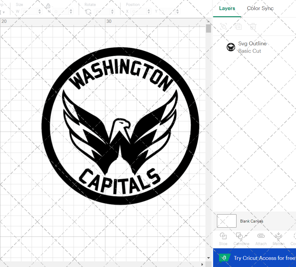 Washington Capitals Circle 2007 006, Svg, Dxf, Eps, Png - SvgShopArt