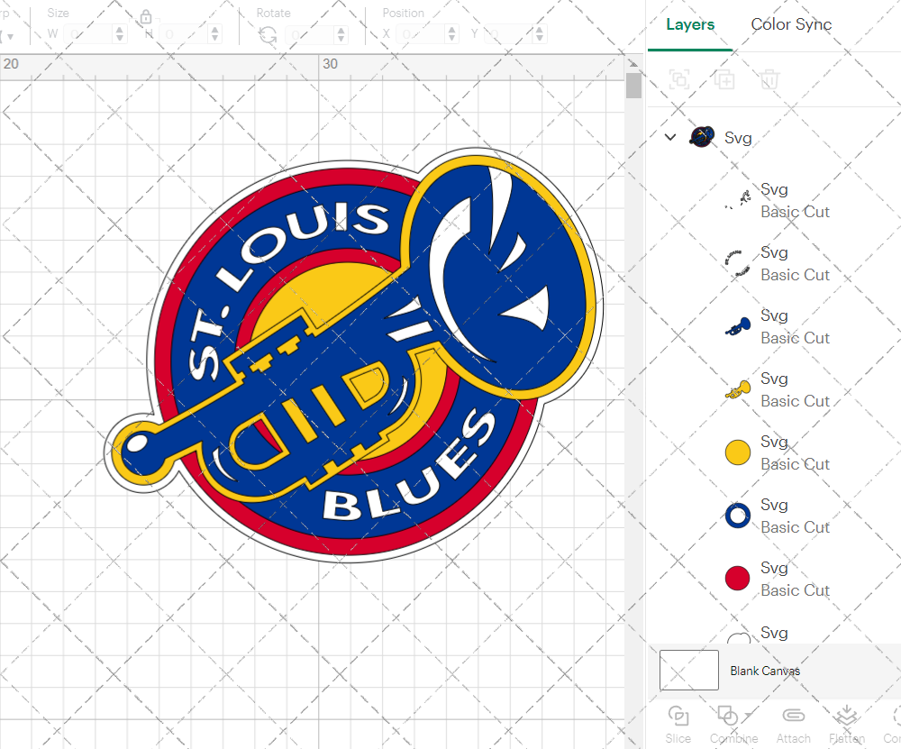 St. Louis Blues Alternate 1995, Svg, Dxf, Eps, Png - SvgShopArt