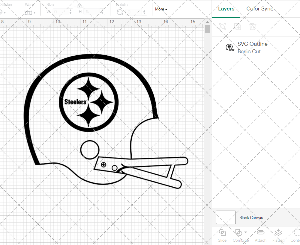 Pittsburgh Steelers Helmet 1963, Svg, Dxf, Eps, Png - SvgShopArt