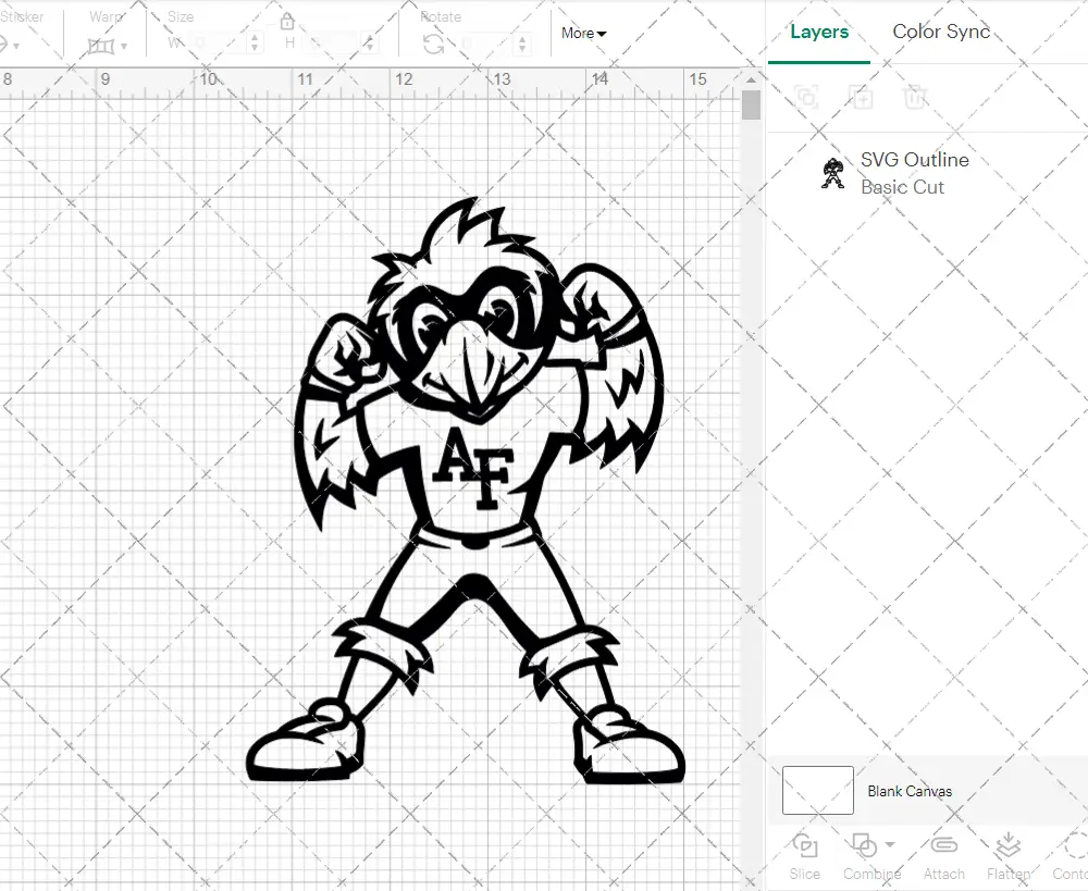 Air Force Falcons Mascot 2021, Svg, Dxf, Eps, Png - SvgShopArt