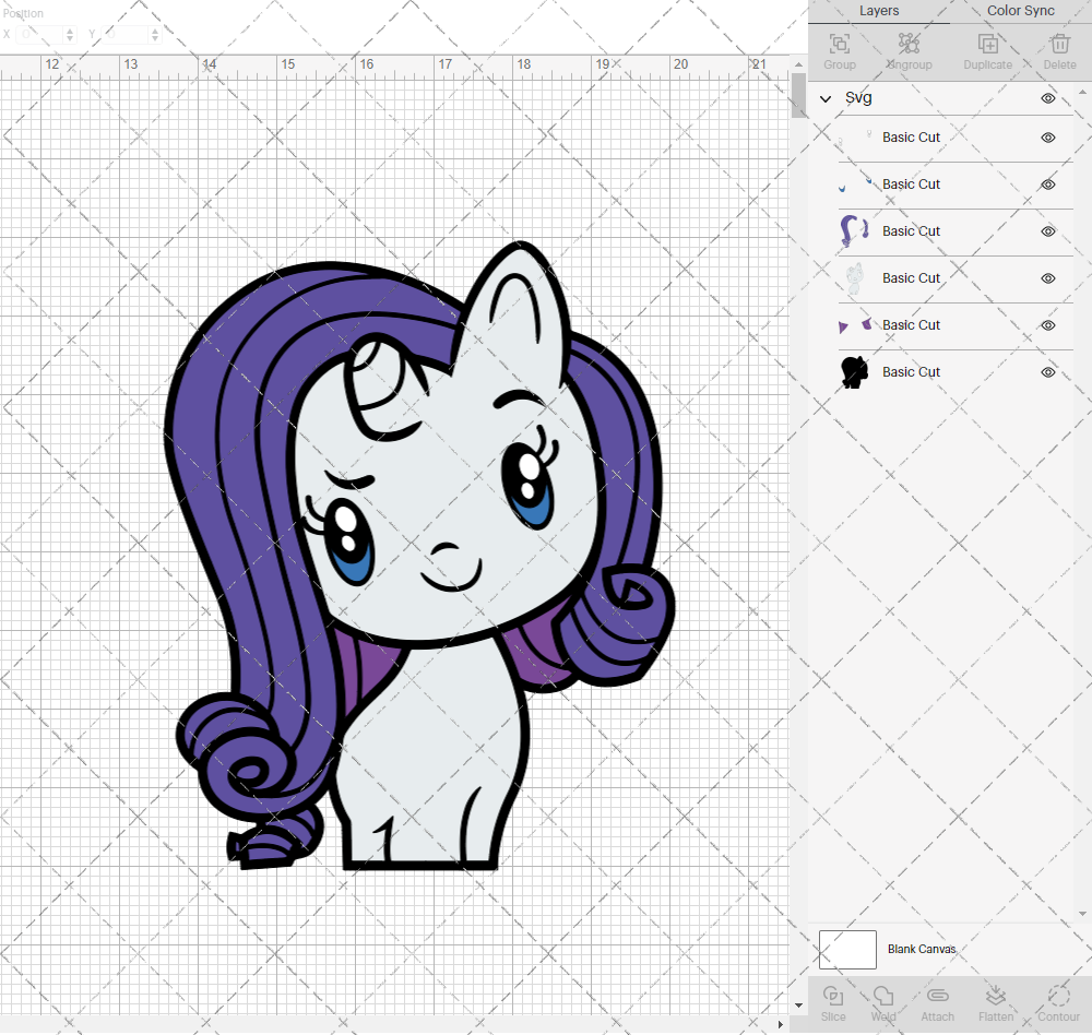 Rarity - MLP Cutie Mark Crew, Svg, Dxf, Eps, Png - SvgShopArt