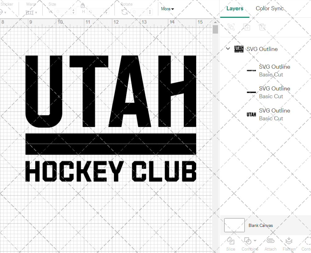 Utah Hockey Club Alternate 2024 002, Svg, Dxf, Eps, Png - SvgShopArt