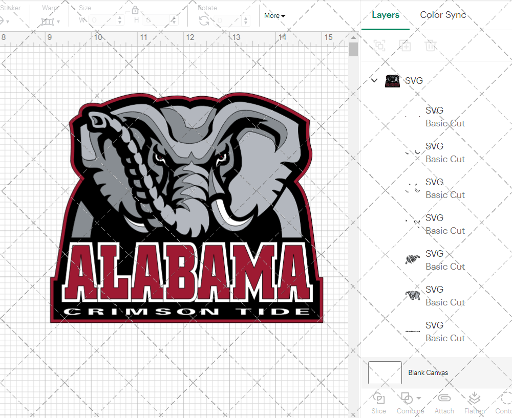 Alabama Crimson Tide 1998, Svg, Dxf, Eps, Png - SvgShopArt