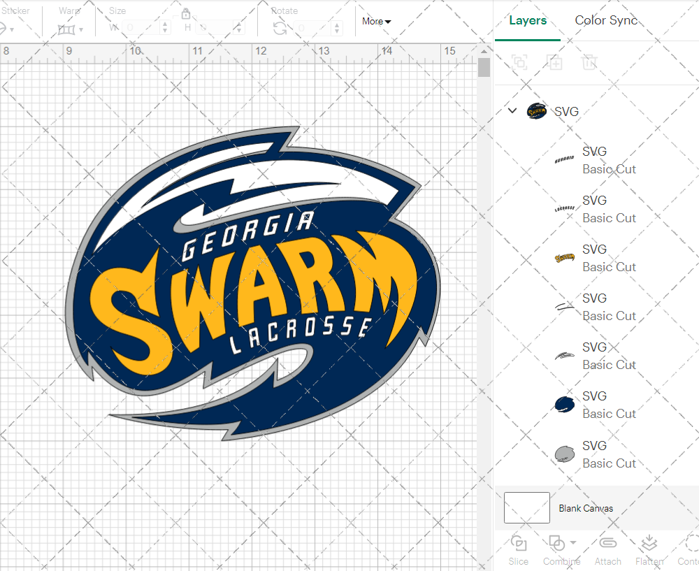 Georgia Swarm Alternate 2019, Svg, Dxf, Eps, Png - SvgShopArt