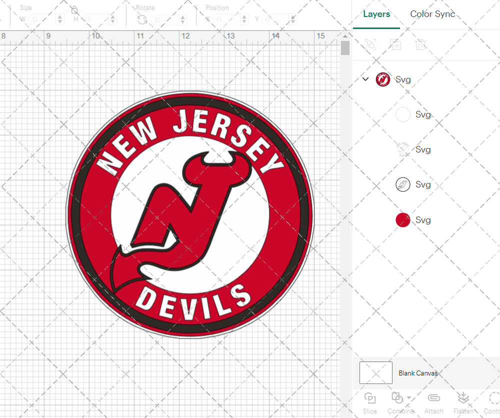 New Jersey Devils Circle 1999, Svg, Dxf, Eps, Png - SvgShopArt