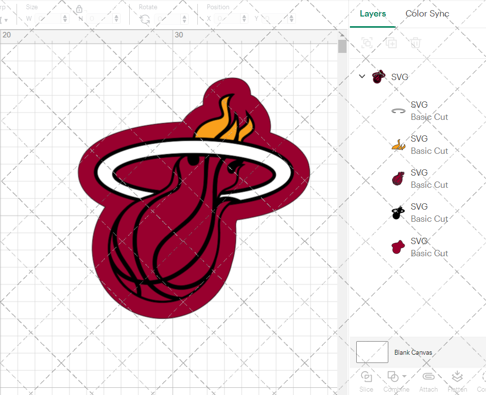 Miami Heat Concept 2008 002, Svg, Dxf, Eps, Png - SvgShopArt