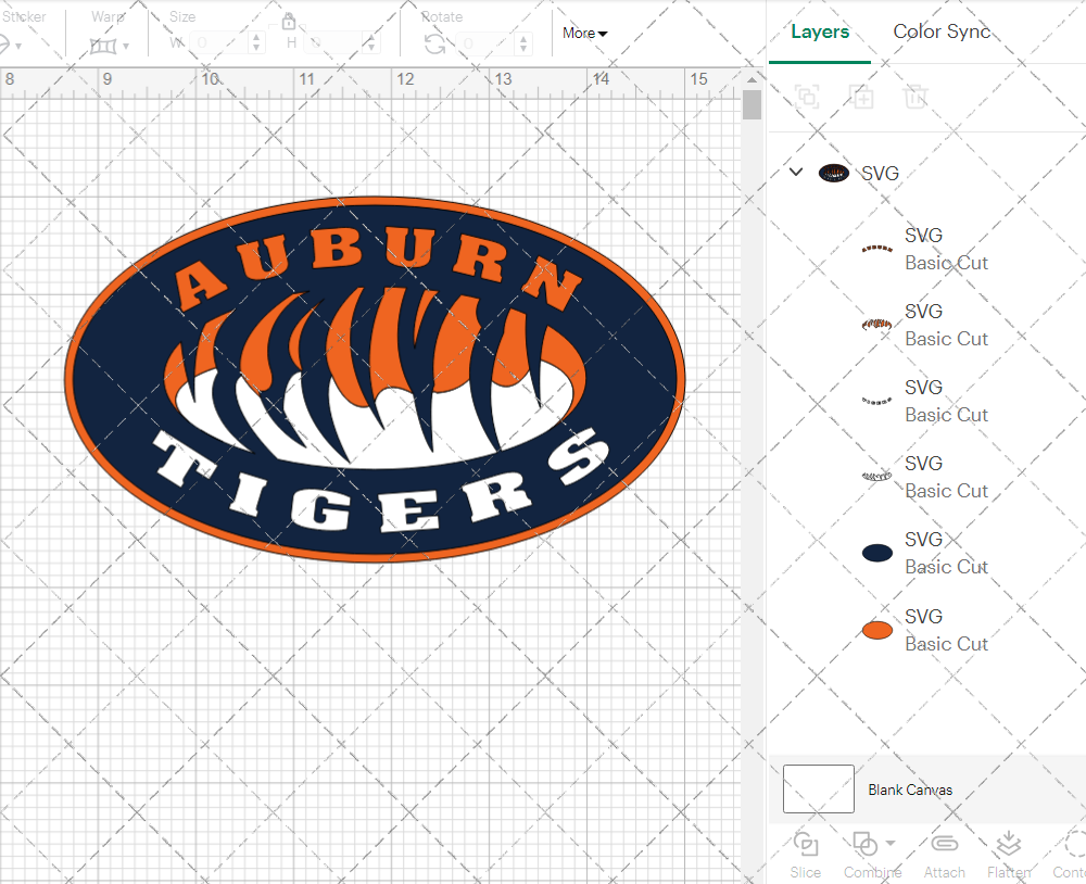 Auburn Tigers Alternate 1997, Svg, Dxf, Eps, Png - SvgShopArt