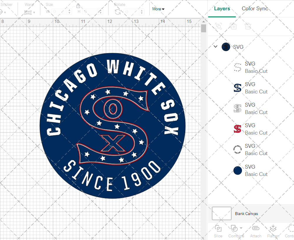 Chicago White Sox Circle 2001, Svg, Dxf, Eps, Png - SvgShopArt