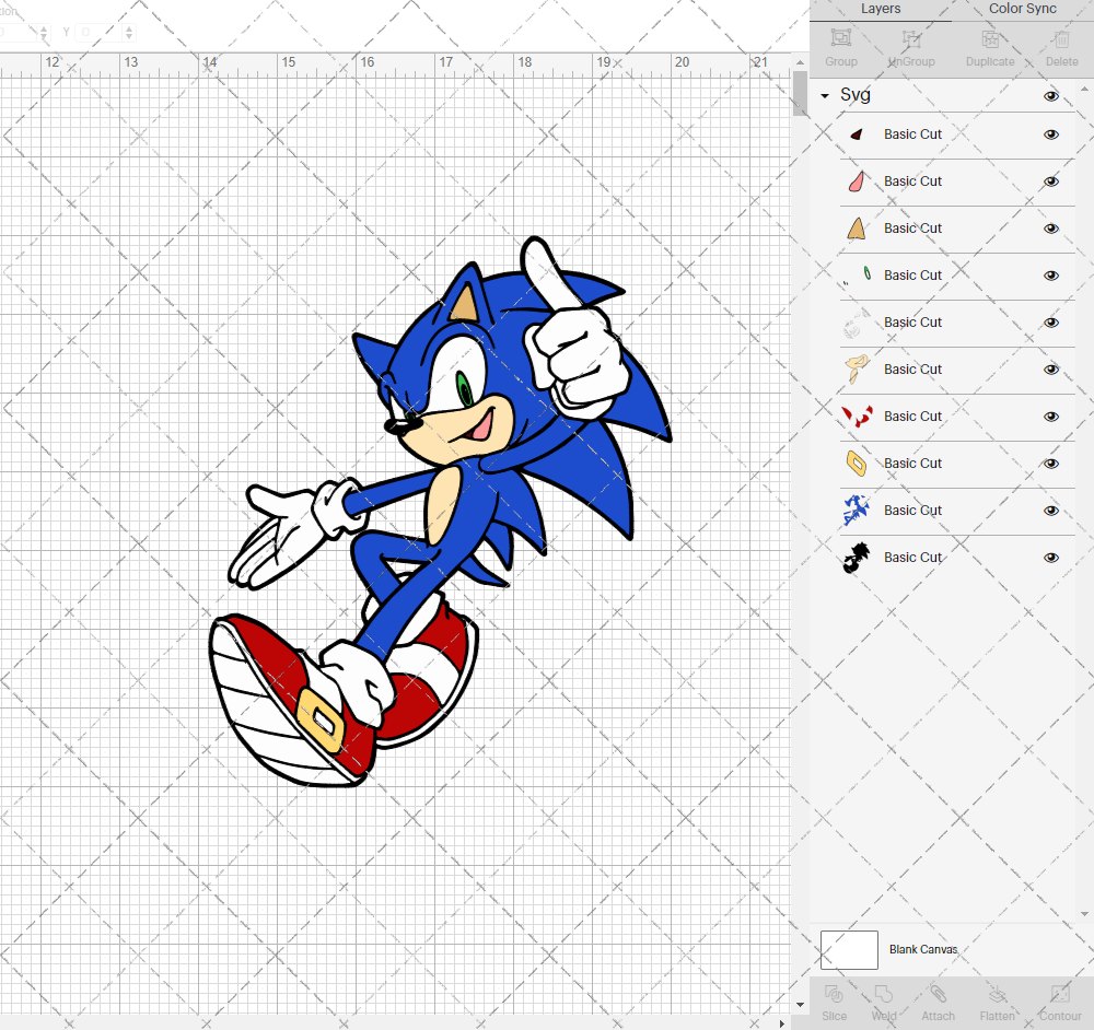 Sonic the Hedgehog 006, Svg, Dxf, Eps, Png - SvgShopArt