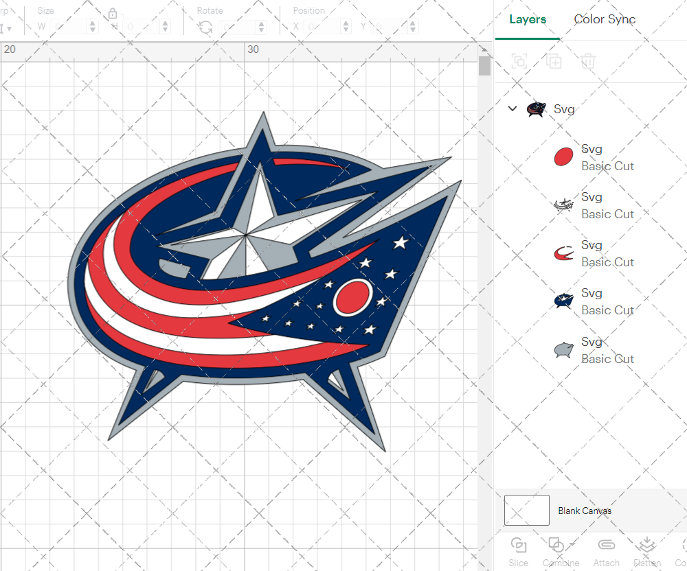 Columbus Blue Jackets Alternate 2000 004, Svg, Dxf, Eps, Png - SvgShopArt