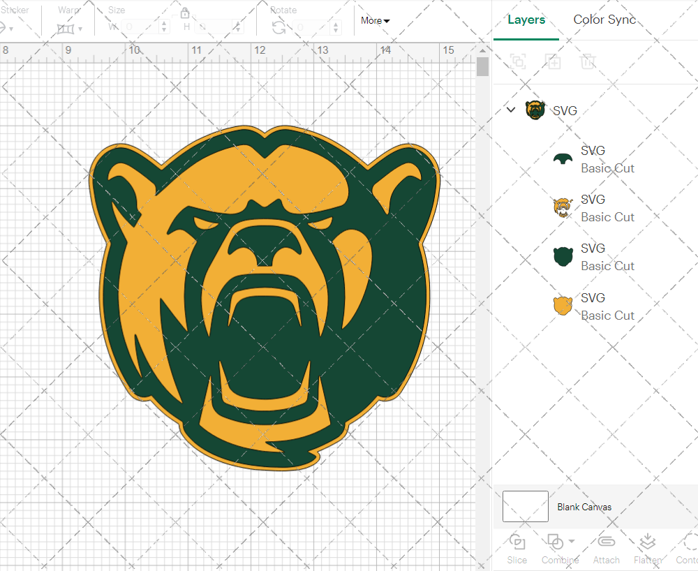 Baylor Bears Alternate 2019 004, Svg, Dxf, Eps, Png - SvgShopArt