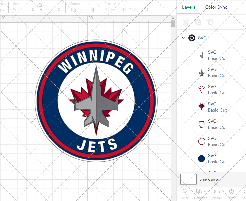 Winnipeg Jets Circle 2011, Svg, Dxf, Eps, Png - SvgShopArt