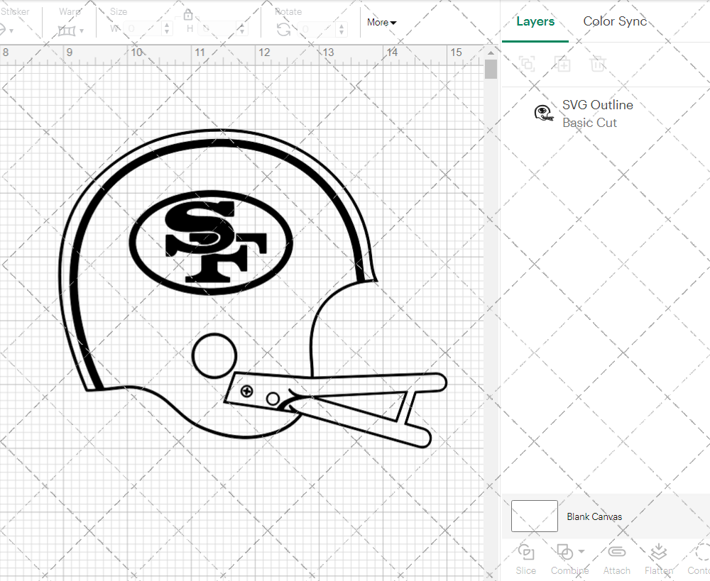 San Francisco 49ers Helmet 1968, Svg, Dxf, Eps, Png - SvgShopArt