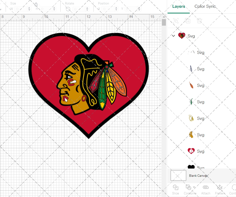 Chicago Blackhawks Concept 1999, Svg, Dxf, Eps, Png - SvgShopArt