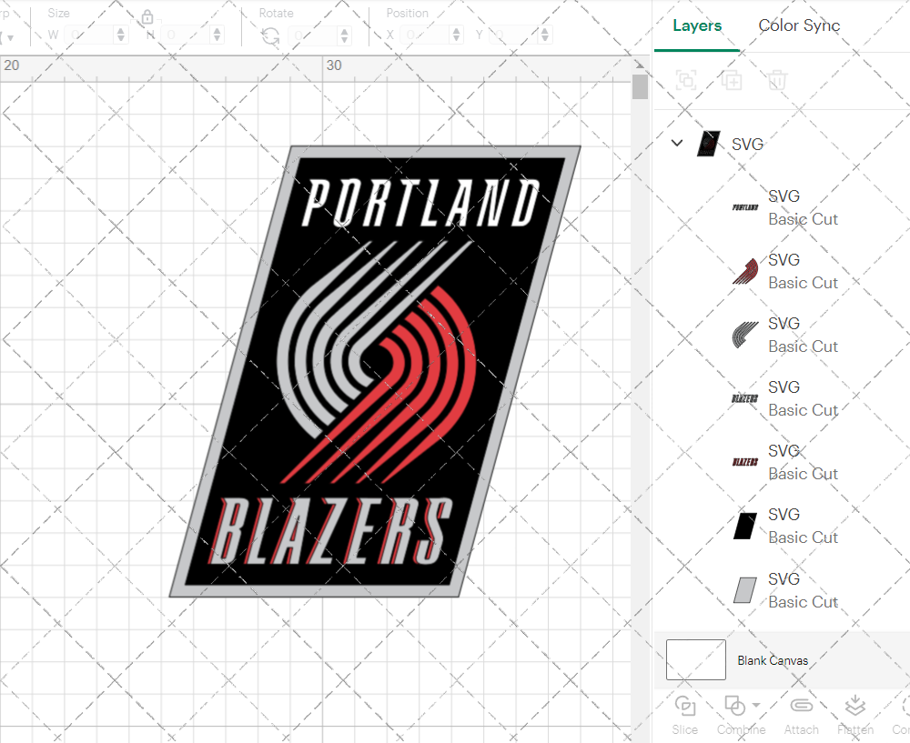 Portland Trail Blazers 2003, Svg, Dxf, Eps, Png - SvgShopArt