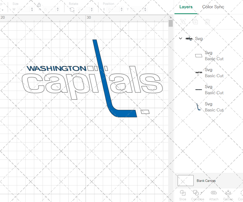 Washington Capitals Alternate 1974 002, Svg, Dxf, Eps, Png - SvgShopArt