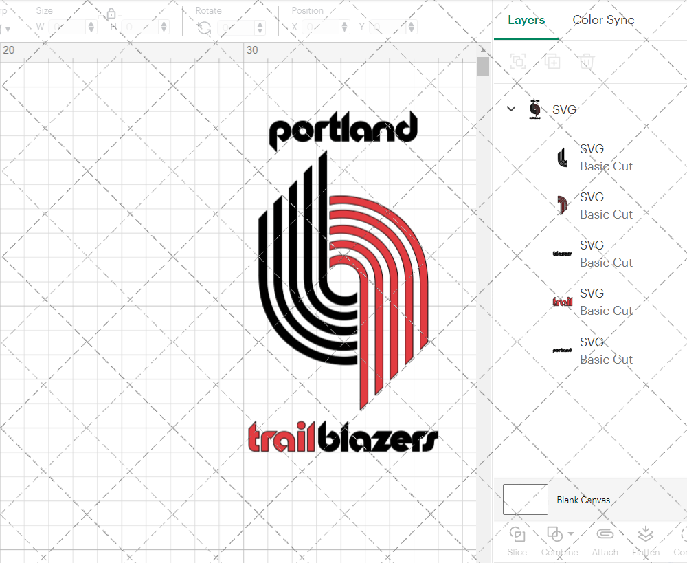 Portland Trail Blazers 1970, Svg, Dxf, Eps, Png - SvgShopArt