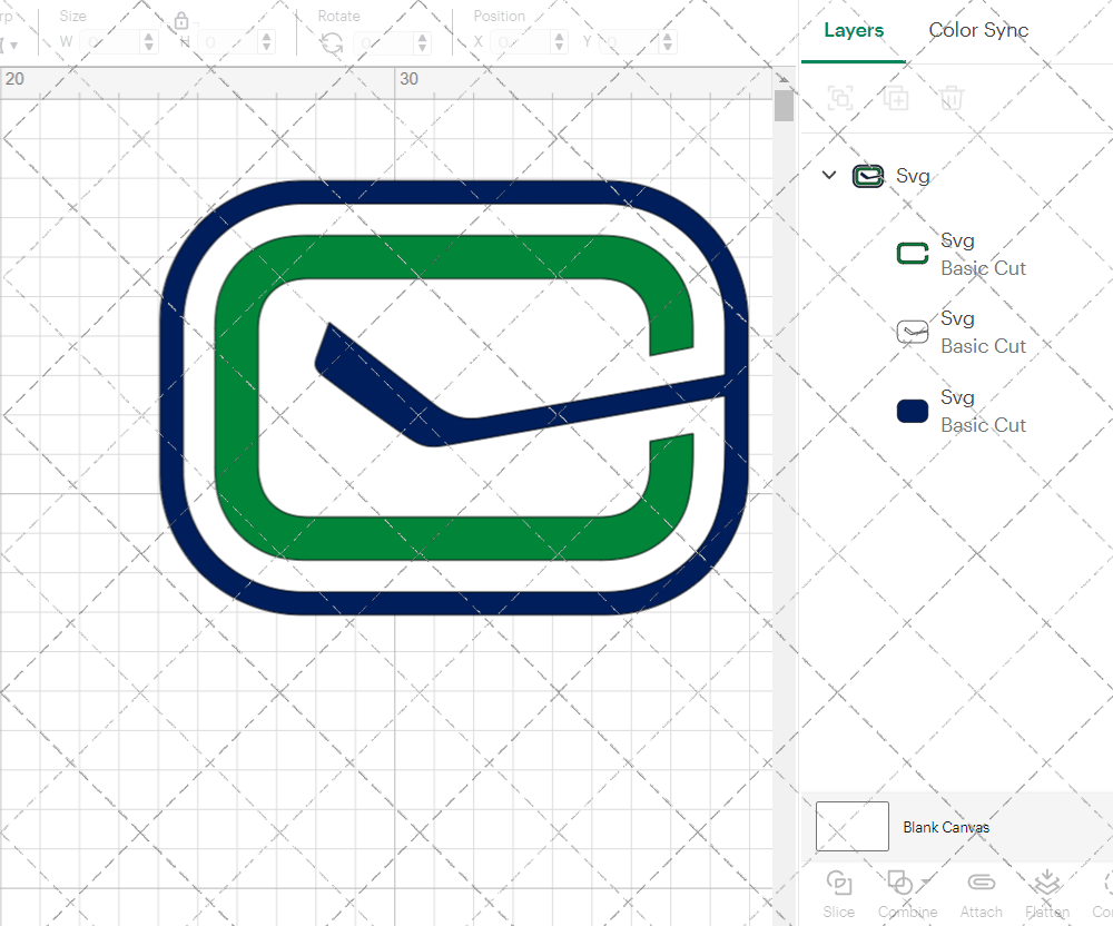 Vancouver Canucks Alternate 2019 002, Svg, Dxf, Eps, Png - SvgShopArt