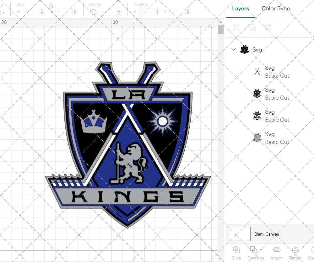 Los Angeles Kings 1998, Svg, Dxf, Eps, Png - SvgShopArt