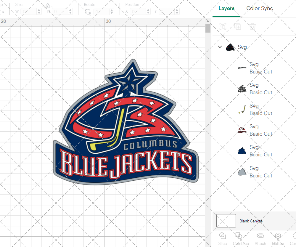 Columbus Blue Jackets Alternate 2000, Svg, Dxf, Eps, Png - SvgShopArt