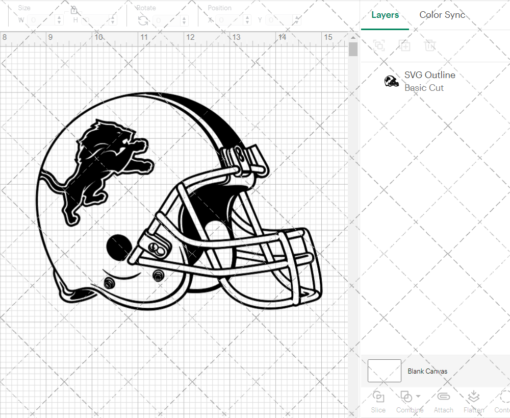 Detroit Lions Helmet 2017, Svg, Dxf, Eps, Png - SvgShopArt